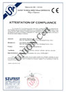 土耳其机械产品CE认证证书