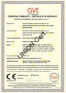 机械产品CE认证证书